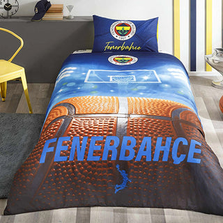 Fenerbahce Basketball Single Comforter Set 160x220cm - 100% Cotton | Licensed