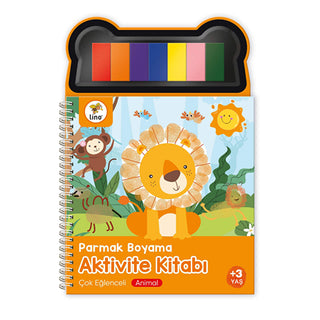 Animal Finger Painting Activity Book - 50 Sheets | Creative Fun