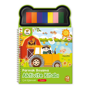 Finger Painting Activity Book Farm - 50 Worksheets | Creative Kids
