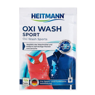 Heitmann Oxiwash Sport Stain Remover Powder 50g - Specially for Sportswear