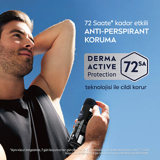 Nivea Men Black & White Invisible Deodorant 150ml - 72 Hour Protection | Anti-Perspirant