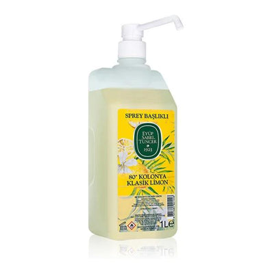 Eyüp Sabri Tuncer EyŸp Sabri Tuncer Lemon Cologne Spray 1000ml - Refreshing Traditional Fragrance for Personal Care