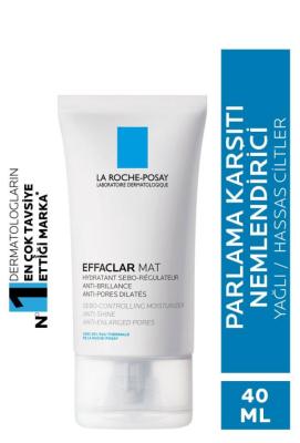 La Roche Posay La Roche-Posay Effaclar Mat: Oil Control & Anti-Shine Facial Moisturizer | Mattifying, Non-Comedogenic Fo