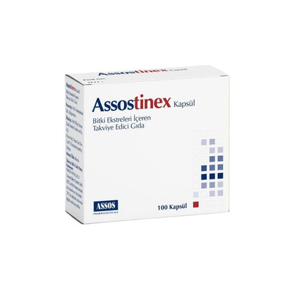 Assostinex Dietary Supplement Capsules - 100 Count, Natural Health Support with Plant Extracts