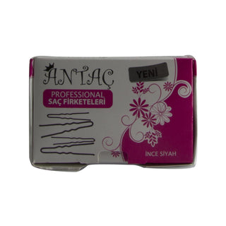Antaç Black Hair Bobby Pins - Thin, 150 Count, Topuzlu Ends for Secure Hair Styling - Hair Accessories Antaç Black Hair Bobby Pins - 150 Count hair bobby pins, black hair pins, thin hair clips, hair accessories, bulk hair pins, hair styling, hair care, beauty accessories, hair fasteners, long hair solutions, affordable hair accessories