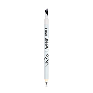 Beaulis Smoky Eye Eyeliner - Dual-Ended for Effortless Makeup, 100 Black Beaulis Smoky Eye Eyeliner - Easy Makeup in 100 Black Smoky Eye Eyeliner, Beaulis Brave It Dumanlı Göz Kalemi, Smoky Eye Makeup, Dual-Ended Eyeliner, Black Eyeliner, Makeup Essentials, Beauty Tools, Eye Makeup, Cosmetics, Makeup for Beginners, Dramatic Eye Looks