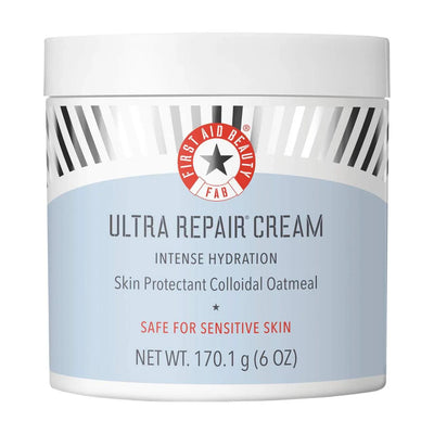 First Aid Beauty Ultra Repair Cream - Intense Hydration Face and Body Moisturizer for Dry, Distressed Skin and Eczema Re
