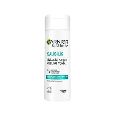 Garnier Salicylic Acid Facial Toner: Gentle Exfoliating Toner for Acne & Sensitive Skin | Pore Minimizing, Acne Scar Tre