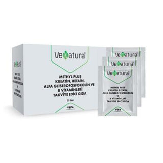 Venatura Dietary Supplement - Creatine, Betaine, Alpha Glycerophosphocholine & B Vitamins for Enhanced Performance and Cognitive Support Venatura Methyl Plus - Creatine & B Vitamins Supplement Dietary Supplement, Creatine, Betaine, Alpha Glycerophosphocholine, B Vitamins, Nutritional Support, Fitness Supplement, Cognitive Support, Health Supplements, Fitness Enthusiasts, Mental Clarity, Performance Enhancement