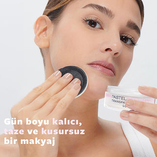 Pastel Loose Face Powder - Sebum Control, Blue Light Protection & Long Lasting Matte Finish - Transparent Setting Powder Pastel Loose Powder - Matte, Sebum Control & Blue Light Protection loose powder, face powder, setting powder, sebum control powder, blue light protection powder, matte face powder, long lasting powder, transparent face powder, smooth finish powder, makeup setting powder, translucent powder, oil control powder, shine control powder, makeup base, face makeup, cosmetics, beauty, pore blurrin