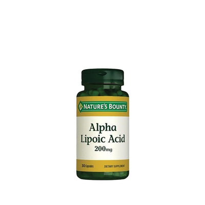 Nature's Bounty Alpha Lipoic Acid 200mg: Powerful Antioxidant & Metabolic Support - 30 Capsules