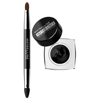 Maybelline New York Tattoo Liner: Long Lasting Smudge Proof Black Gel Eyeliner - Intense Pigment, Waterproof Formula Maybelline Tattoo Liner: Long Lasting Smudge Proof Gel Eyeliner gel eyeliner, long lasting eyeliner, smudge proof eyeliner, Maybelline Tattoo Liner, Maybelline eyeliner, black gel eyeliner, intense pigment eyeliner, waterproof gel eyeliner, eyeliner for all skin types, eyeliner, makeup, eye makeup, long-wear eyeliner, smudge-resistant eyeliner, black eyeliner, gel liner, waterproof eyeliner, 