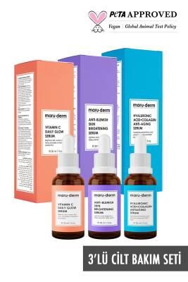 Maruderm Skincare Serum Set - Anti-Aging, Brightening, and Hydrating Serum for All Skin Types Maruderm Skincare Serum Set - Anti-Aging & Brightening Skincare serum set, Anti-aging skincare, Paraben-free skincare, Fragrance-free skincare, Hyaluronic Acid serum, Brightening serum, Anti-spot serum, Collagen serum, Skincare for sensitive skin, Skincare routine, Skincare products, Beauty and personal care