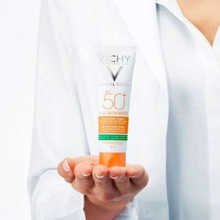 vichy capital soleil spf 50 mattifying sunscreen, 50ml vichy sunscreen bottle with matte finish Vichy Capital Soleil SPF 50+ - Mattifying Sunscreen | 50ml Vichy Capital Soleil SPF 50+ Mattifying Sunscreen 50ml vichy, sunscreen, spf-50, mattifying, sensitive-skin, water-resistant, hypoallergenic, daily-sunscreen, non-comedogenic, ai-generated