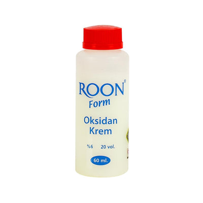 Roon Form 20 Volume Oksidan Krem Hair Coloring Oxidizing Cream - 60 ml, Perfect for Hair Bleaching and Coloring