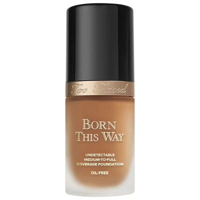 Too Faced Born This Way Natural Finish Longwear Liquid Foundation - Oil-Free, Vegan, Gluten-Free Makeup