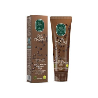Eyüp Sabri Tuncer Natural Cocoa & Coffee Extract Toothpaste - SLS Free, Whitening & Gluten Free Oral Care - 3.04 fl oz Natural Cocoa & Coffee Toothpaste by Eyüp Sabri Tuncer natural toothpaste, cocoa and coffee extract toothpaste, SLS free toothpaste, paraben free oral care, eucalyptus toothpaste, whitening toothpaste, gluten free oral care products, Stevia sweetened toothpaste, oral hygiene, natural oral care, coffee stain remover, tobacco stain remover, gentle toothpaste, chemical free toothpaste