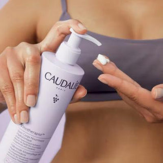 Caudalie Vinotherapist: Hyaluronic Vegan Body Lotion - Deeply Moisturizing and Nourishing for Dry Skin - 13.5 fl oz Caudalie Hyaluronic Body Lotion: Vegan, Moisturizing for Dry Skin hyaluronic body lotion, vegan body lotion, moisturizing body lotion, nourishing body lotion, dry skin lotion, Caudalie body lotion, natural body lotion, grape seed body lotion, shea butter lotion, body lotion, lotion, hyaluronic acid, shea butter, grape seed, vegan, dry skin, moisturizing, nourishing, skin care, skincare, beauty