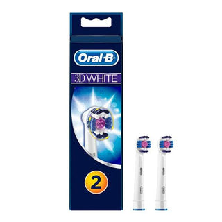 Oral-B 3D White Electric Toothbrush Replacement Heads - 2 Count, Compatible with Oral-B Genius & Pro Series, Advanced Cleaning & Whitening Oral-B 3D White Replacement Heads - Advanced Cleaning & Whitening Oral-B replacement toothbrush heads, Electric toothbrush heads, 3D White toothbrush heads, Oral-B 3D White, Compatible with Oral-B Genius and Pro series, Oral care, Oral hygiene, Electric toothbrush replacement heads, Whitening toothbrush heads, Advanced oral care, Oral-B compatible replacement heads, Toot