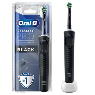 Oral-B Electric Toothbrush - Rechargeable Pro Protect X Clean Black Oral-B Pro Protect X Clean Electric Toothbrush electric toothbrush, rechargeable toothbrush, Oral-B Pro Protect, advanced oral care, dental hygiene, oral health, sensitive teeth, gum care, travel toothbrush, rechargeable battery, multiple brushing modes, pressure sensor