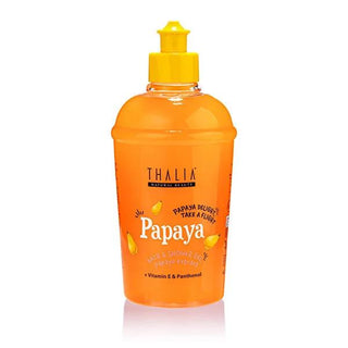 Thalia Papaya Extract Shower Gel - Moisturizing, Paraben-Free, Tropical Scent, 13.53 fl oz Thalia Papaya Shower Gel - Moisturizing & Paraben-Free shower gel, papaya extract, moisturizing shower gel, paraben-free shower gel, tropical scent shower gel, nourishing shower gel, refreshing shower gel, natural antioxidants, soft skin, hydrated skin, cleaner personal care, tropical aroma, generous volume, personal care, skincare, body wash, cleansing products