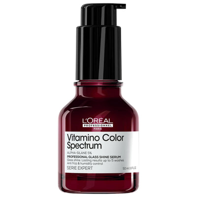 Vitamino Color Spectrum Glass Shine Hair Serum: UV & Heat Protection, Anti-Frizz, Color Safe - Professional Shine Serum 
