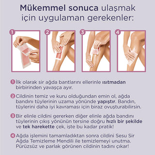 Sesu Sensitive Skin Wax Strips - Easy Hair Removal for Short Hair, Sugar-Free Formula Sesu Sensitive Skin Wax Strips - Sugar-Free & Gentle sensitive skin wax strips, easy hair removal, sugar-free wax, body hair removal for sensitive skin, waxing for short hair, hair removal for women, sensitive skin care, wax strips, hair removal products, personal care