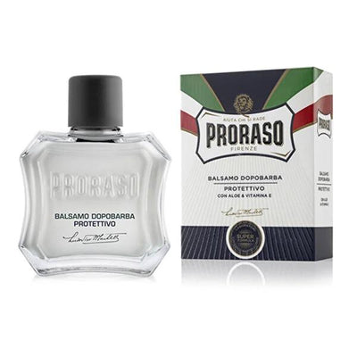 Proraso Aloe Vera & Vitamin E Aftershave Balm: Soothe, Hydrate & Protect Sensitive Skin - Alcohol-Free, Non-Greasy Formu