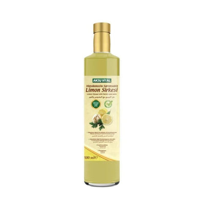Aksu Vital Apple Cider Vinegar with Parsley & Garlic - 500ml Natural Health Supplement