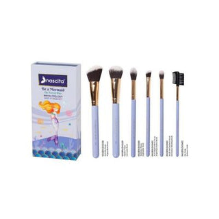 Nascita Makeup Brush Set - Be A Mermaid Series, Professional Complete Set for Beauty Enthusiasts Nascita Be A Mermaid Makeup Brush Set - Professional Quality makeup brush set, Nascita makeup brushes, Be A Mermaid makeup series, Deniz Kızı Serisi makeup brushes, professional makeup brushes, complete makeup brush set, beauty essentials, makeup tools, cosmetic brushes, gift for makeup lovers