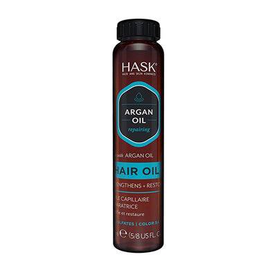 Hask Argan Oil Hair Treatment: Repair, Shine & Frizz Control - Moroccan Oil Hair Serum for Damaged Hair - Lightweight & 