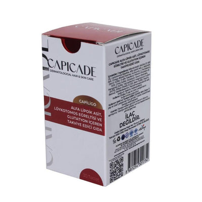 Capicade Capiligo: Advanced Antioxidant & Vitamin Dietary Supplement - Boost Health with ALA, Glutathione, and Leukotomo