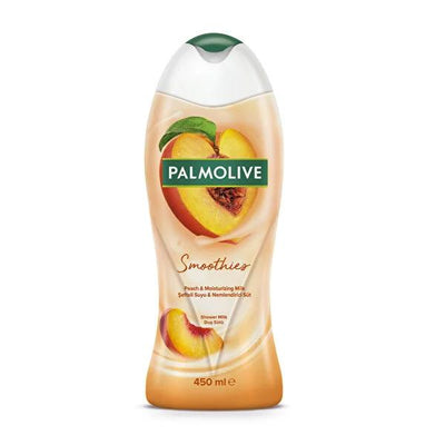Palmolive Peach Smoothie Body Wash: 450ml Hydrating Shower Gel, Refreshing Peach Scent - Affordable & Fragrant