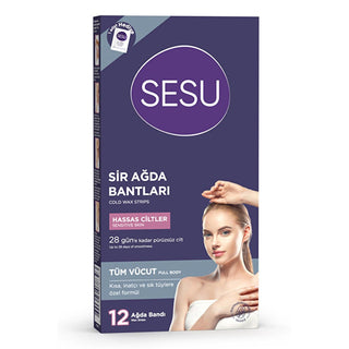Sesu Sensitive Skin Wax Strips - Gentle Hair Removal for Short Hair, Easy to Use, Sugar-Free Formula Sesu Sensitive Skin Wax Strips - Gentle & Easy Hair Removal sensitive skin wax strips, easy hair removal, sugar-free wax, gentle hair removal for sensitive areas, wax strips for short hair, Sesu, hair removal for women, sensitive skin care, waxing strips, body hair removal, smooth skin, hair removal solution, beauty products for sensitive skin