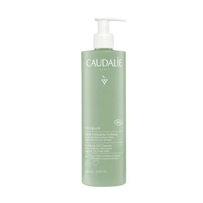 Caudalie Vinopure Cleansing Gel - Natural Salicylic Acid, Organic Grape Juice, Vegan & Sulfate-Free, 13.01 fl oz