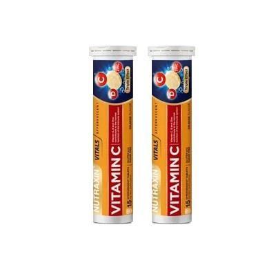 Nutraxin Effervescent Vitamin C-D-Zinc Supplement - Boosts Immune System Support