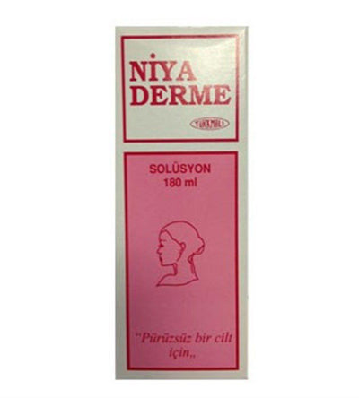 Niya Derme SolŸsyon 180 ml - Natural Skin Toner with Chamomile & Cucumber for Balanced Skin