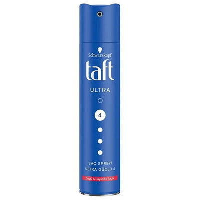 Taft Strong Hold Hair Spray for Long-Lasting Style - 250ml