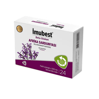 İmubest Immune Support Dietary Supplement Lozenges - Boosts Immunity with Beta Glucan, African Geranium Extract & Vitamin C - 24 Pastilles İmubest Immune Support Lozenges - Boost Immunity Naturally dietary supplement lozenges, immune support supplements, Beta Glucan lozenges, Vitamin C supplements, African Geranium Extract health products, natural health supplements, immune system support, overall wellness, health-conscious, supplement, lozenges, pastilles, health supplements, wellness products, natural imm