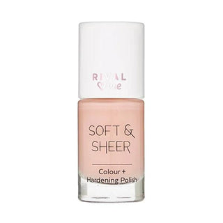 Rival Loves Me Peach Shake Nail Polish: Sheer, Natural Peach Color with Jojoba Oil & Hardening Quartz for Stronger Nails Rival Loves Me Peach Nail Polish: Sheer, Natural, & Strengthening peach nail polish, sheer nail polish, jojoba oil nail polish, nail strengthening polish, natural nail polish, Rival Loves Me nail polish, peach shake nail polish, soft nail polish, nail polish, peach color, semi-sheer, buildable coverage, trendy shade, flattering shade, moisturizes nails, conditions nails, prevents brittlen