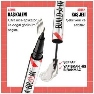 maybelline build a brow pen deep brown, maybelline brow gel and pencil duo Maybelline New York Build A Brow 2 In 1 Brow Pen - Deep Brown Maybelline Brow Pen - 2-in-1 Gel | Deep Brown maybelline, brow-pen, gel, eyebrow-makeup, beauty, makeup, brows, ai-generated, maybelline-new-york, deep-brown