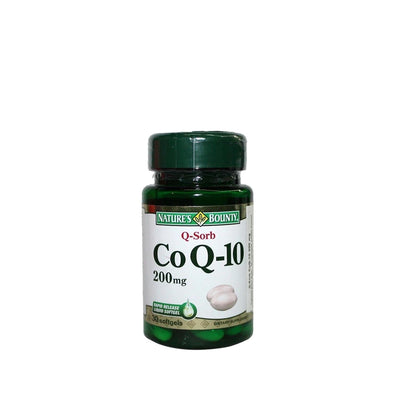 Nature's Bounty Coenzyme Q-10 200 Mg Q-Sorb 30 Capsules - Antioxidant Heart Health Supplement