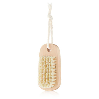 eklips wood nail brush front view, eklips wood nail brush side view, eklips wood nail brush in use Eklips Wood Nail Brush - Essential for Personal Care Routines | 4.5 x 9 cm Eklips Wood Nail Brush – Ideal for Personal Care eklips, wood-nail-brush, personal-care, manicure-tools, pedicure-tools, nail-care, grooming-tools, beauty-tools, ai-generated, minimalist-design