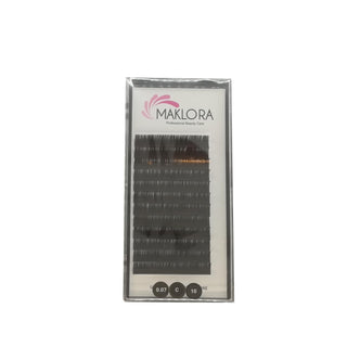Maklora False Eyelashes Volume Silk C Curl 0.07 Thickness 10mm Length Maklora Silk False Eyelashes C Curl - Volume Enhancement False eyelashes, Volume false eyelashes, Silk false eyelashes, C Curl false eyelashes, Individual false lashes, Cosmetic enhancements, Beauty products, Makeup accessories, Eyelash extensions, Luxury false eyelashes, Hypoallergenic cosmetics