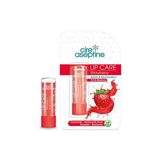 Cire Aseptine Strawberry Tinted Lip Care Balm - Hydrating, Soothing, and Subtly Colored Lip Balm with Hyaluronic Acid and Ceramide Cire Aseptine Strawberry Tinted Lip Balm - Hydrate & Nourish lip balm, tinted lip care, hyaluronic acid lip balm, ceramide lip care, strawberry flavor lip balm, lip moisturizer, lip hydration, lip care, skincare, cosmetics, beauty products, dry lip solution, chapped lip relief