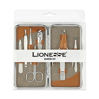 Lionesse Professional Manicure Set - Complete Nail Care & Grooming Kit for Precise Shaping, Trimming, and Eyebrow Grooming Lionesse Manicure Set - Professional Nail Care & Grooming Kit manicure set, nail care tools, grooming kit, DIY nail care, personal grooming tools, nail file, nail clippers, tweezers, eyebrow grooming, nail shaping, nail trimming, cuticle care, professional nail care, at-home grooming, beauty essentials, grooming essentials, nail health, nail aesthetics