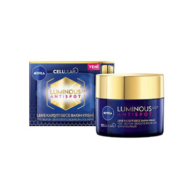 Nivea Cellular Luminous630 Dark Spot Night Cream: Reduce Hyperpigmentation & Even Skin Tone While You Sleep (40ml)