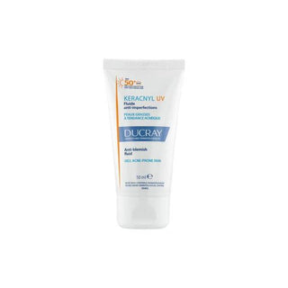 Ducray Keracnyl SPF 50+ Sunscreen: Oil-Free, Matte, Non-Comedogenic Sun Protection for Acne-Prone & Oily Skin - Broad Spectrum UVA/UVB Defense Ducray Keracnyl SPF50 - Sunscreen for Acne-Prone & Oily Skin sunscreen for acne prone skin, oily skin sunscreen, matte sunscreen, non comedogenic sunscreen, SPF50 sunscreen, broad spectrum sunscreen, sun protection for blemishes, Ducray sunscreen, oil free sunscreen, water resistant sunscreen, sunscreen, oily skin, acne prone skin, sun protection, blemishes, matte fi