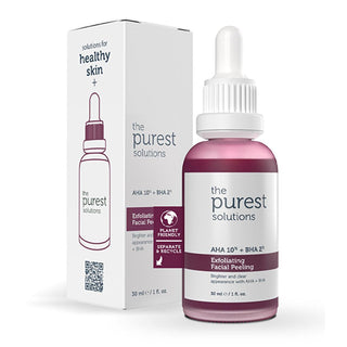 the purest solutions exfoliating peeling serum 30 ml bottle, close up of exfoliating peeling serum texture The Purest Solutions Exfoliating Peeling Serum - AHA 10% + BHA 2% for Skincare Enthusiasts | 30 ml The Purest Solutions Peeling Serum - Exfoliate Skin Tone the-purest-solutions, peeling-serum, exfoliating-serum, skincare, aha-bha, skin-renewal, acne-scar-treatment, hydrating-serum, beauty-products, ai-generated
