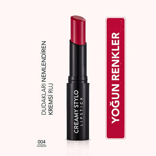 Flormar Creamy Stylo Moisturizing Lipstick 004 Raspberry, High pigment raspberry lipstick from Flormar Flormar Creamy Stylo Moisturizing Lipstick 004 Raspberry - High Pigment & Creamy Texture for Makeup Enthusiasts & Students Flormar Creamy Stylo Lipstick - Raspberry for All Makeup Lovers flormar, creamy-stylo-lipstick, moisturizing-lipstick, raspberry-lipstick, high-pigment, semi-gloss, makeup-enthusiasts, students, lip-cosmetics, ai-generated